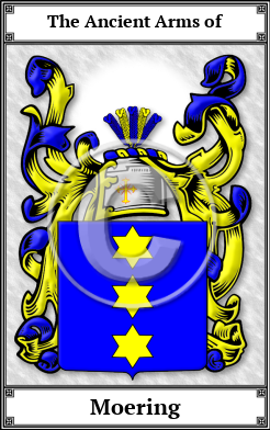 Moering Family Crest Download (JPG)  Book Plated - 150 DPI