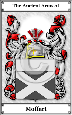 Moffart Family Crest Download (JPG) Book Plated - 600 DPI