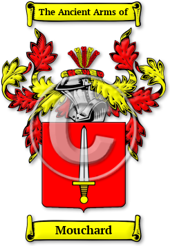 Mouchard Family Crest Download (JPG) Legacy Series - 600 DPI