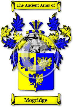 Mogridge Family Crest Download (jpg) Legacy Series - 150 DPI
