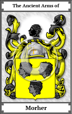 Morher Family Crest Download (JPG)  Book Plated - 150 DPI