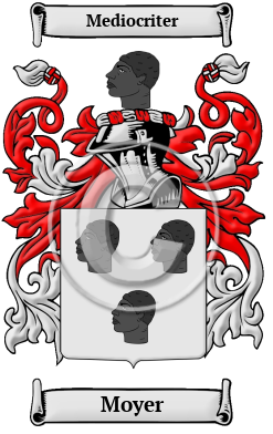 Moyer Family Crest Download (JPG) Heritage Series - 600 DPI