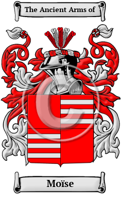 Moïse Family Crest Download (JPG) Heritage Series - 300 DPI