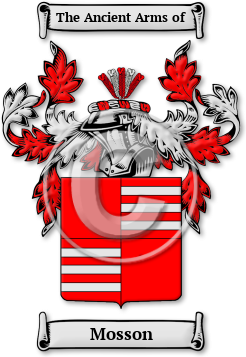 Mosson Family Crest Download (jpg) Legacy Series - 150 DPI