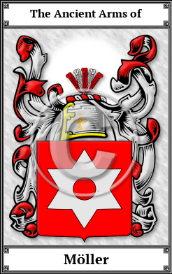 Möller Family Crest Download (JPG) Book Plated - 600 DPI