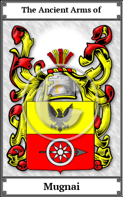 Mugnai Family Crest Download (JPG)  Book Plated - 150 DPI