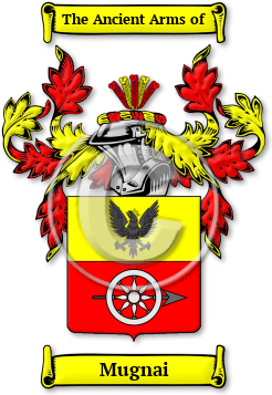 Mugnai Family Crest Download (jpg) Legacy Series - 150 DPI
