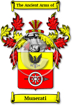 Munerati Family Crest Download (JPG) Legacy Series - 600 DPI