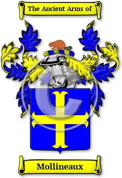 Mollineaux Family Crest Download (jpg) Legacy Series - 150 DPI