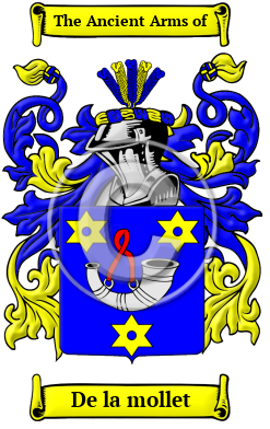 De la mollet Family Crest Download (JPG) Heritage Series - 300 DPI
