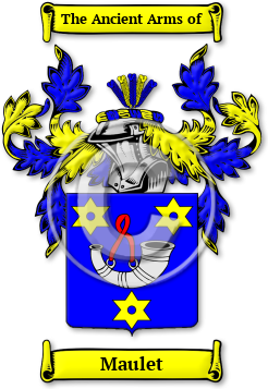 Maulet Family Crest Download (jpg) Legacy Series - 150 DPI