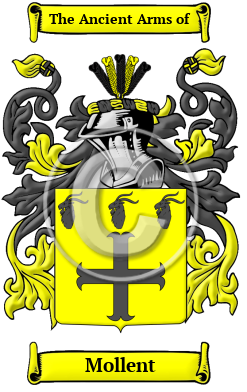 Mollent Family Crest Download (JPG) Heritage Series - 600 DPI