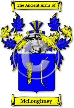 McLoughney Family Crest Download (jpg) Legacy Series - 150 DPI
