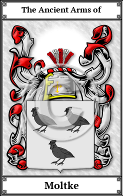 Moltke Family Crest Download (JPG)  Book Plated - 150 DPI