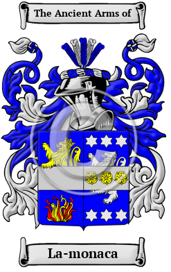 La-monaca Family Crest Download (JPG) Heritage Series - 300 DPI