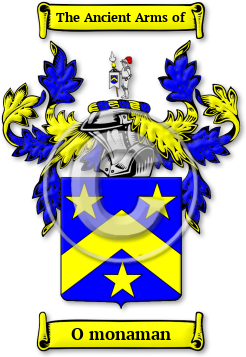 O monaman Family Crest Download (jpg) Legacy Series - 150 DPI