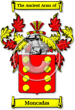 Moncadas Family Crest Download (JPG) Legacy Series - 600 DPI
