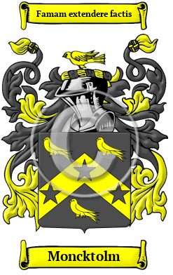 Moncktolm Family Crest/Coat of Arms
