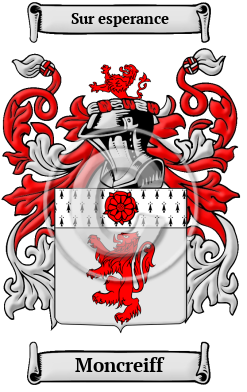 Moncreiff Family Crest Download (jpg) Heritage Series - 150 DPI