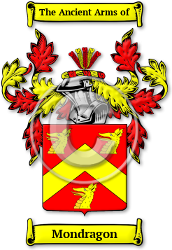 Mondragon Family Crest Download (jpg) Legacy Series - 150 DPI