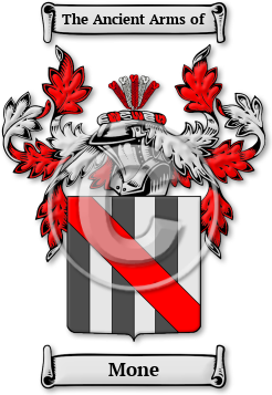 Mone Family Crest Download (jpg) Legacy Series - 150 DPI