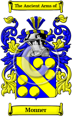 Monner Family Crest/Coat of Arms
