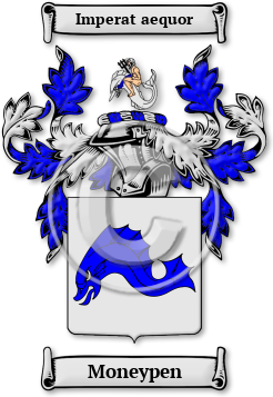 Moneypen Family Crest Download (JPG) Legacy Series - 600 DPI