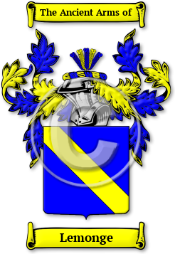Lemonge Family Crest Download (jpg) Legacy Series - 150 DPI
