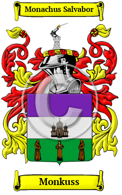 Monkuss Family Crest Download (JPG) Heritage Series - 600 DPI