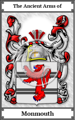 Monmouth Family Crest Download (JPG)  Book Plated - 150 DPI