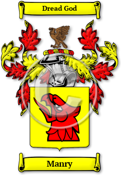 Manry Family Crest Download (JPG) Legacy Series - 600 DPI