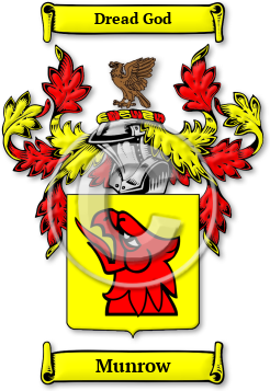 Munrow Family Crest Download (jpg) Legacy Series - 150 DPI