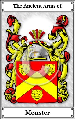 Mønster Family Crest Download (JPG)  Book Plated - 150 DPI