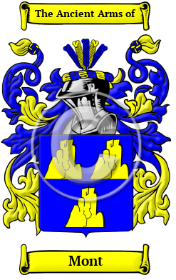 Mont Family Crest Download (JPG) Heritage Series - 600 DPI
