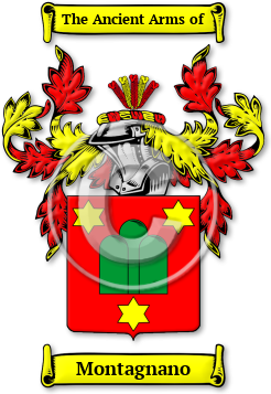 Montagnano Family Crest Download (jpg) Legacy Series - 150 DPI