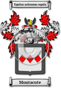 Montacute Family Crest Download (jpg) Legacy Series - 150 DPI