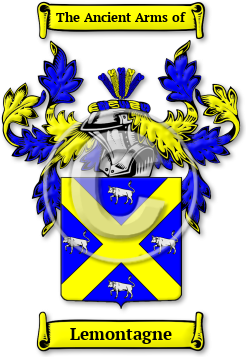 Lemontagne Family Crest Download (JPG) Legacy Series - 600 DPI