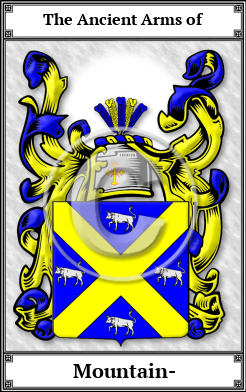 Mountain- Family Crest Download (JPG)  Book Plated - 150 DPI