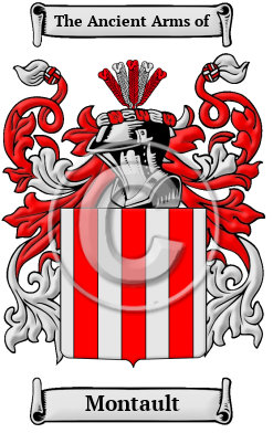 Montault Family Crest Download (JPG) Heritage Series - 600 DPI