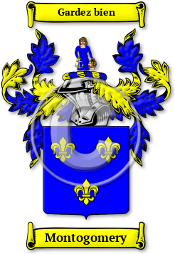 Montogomery Family Crest Download (jpg) Legacy Series - 150 DPI