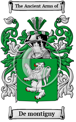 De montigny Family Crest Download (JPG) Heritage Series - 600 DPI