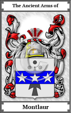 Montlaur Family Crest Download (JPG) Book Plated - 600 DPI