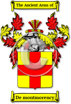 De montmorency Family Crest Download (jpg) Legacy Series - 150 DPI