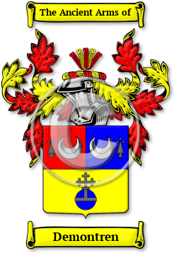 Demontren Family Crest Download (JPG) Legacy Series - 600 DPI