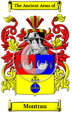 Montran Family Crest Download (JPG) Heritage Series - 300 DPI