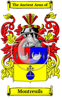 Montreuils Family Crest Download (JPG) Heritage Series - 600 DPI