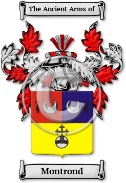 Montrond Family Crest Download (jpg) Legacy Series - 150 DPI