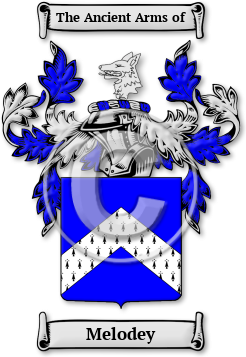 Melodey Family Crest Download (jpg) Legacy Series - 150 DPI