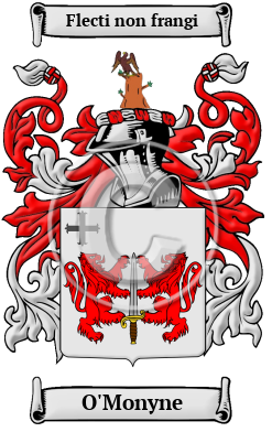 O'Monyne Family Crest/Coat of Arms