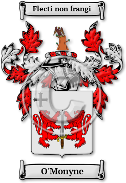 O'Monyne Family Crest Download (JPG) Legacy Series - 600 DPI